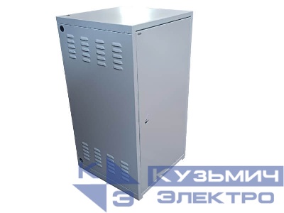 Антивандальный Шкаф 22U распашной, (600x600x1120мм) 19" направляющие, передняя дверь металл, замок, серый Netko