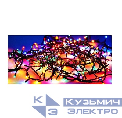 Гирлянда LD050C-GM 50 разноцв. светодиодов. 8 реж. IP44 5м SHLights 4690601021694