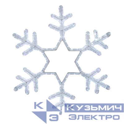 Фигура светодиодная "Снежинка Мигающая" 55х55см 180LED бел. 25Вт 220-240В IP65 эффект мерцания Neon-Night 501-337