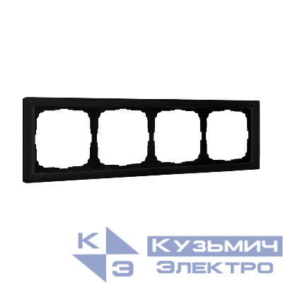 Рамка 4-м ArtGallery Pure матов. органич. стекло черн. SE GAL331004