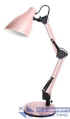 Светильник настольный KD-331 C14 230В 40Вт E27 роз. Camelion 14164