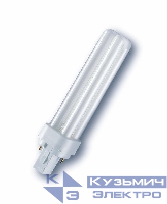 Лампа люминесцентнаякомпактная DULUX D/E 13Вт/830 G24q-1 OSRAM 4099854122293