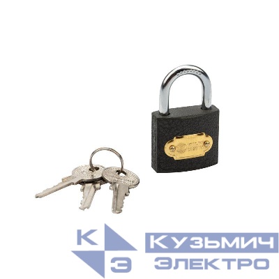 Замок навесной "Чугун" 32мм ЧЕТЫРЕ СЕЗОНА 79-0003