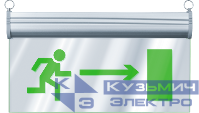 Светильник светодиодный 95 492 NEF-24 3Вт IP20 176-264В "Направление движения" аварийный 3ч двусторонний NAVIGATOR 95492