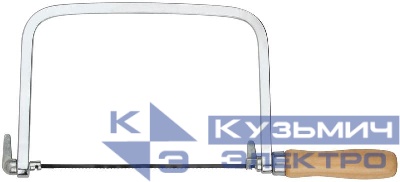 Ножовка по металлу и дереву 175мм с глубокой рамкой + 5 запасных полотен FIT 40036