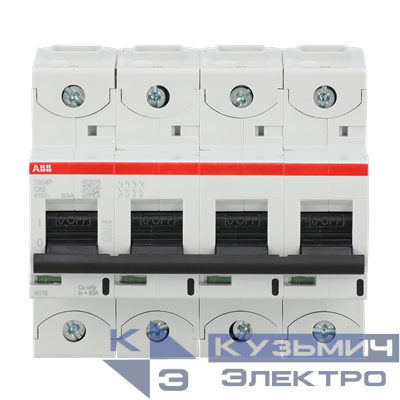 S804P-C80 Автоматический выключатель 4-полюсный 2CCG001235R0001