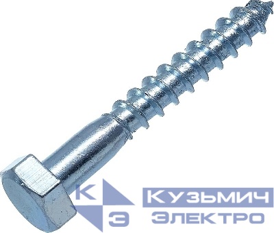 Шуруп сантехнический 8х50 DIN 571 цинк (уп.5шт) европодвес СТРОЙМЕТИЗ 21706515