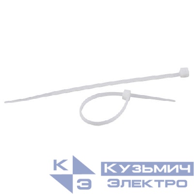 Стяжка кабельная 2.5х100 бел. NO-KS0-55 (уп.100шт) Эра Б0054315