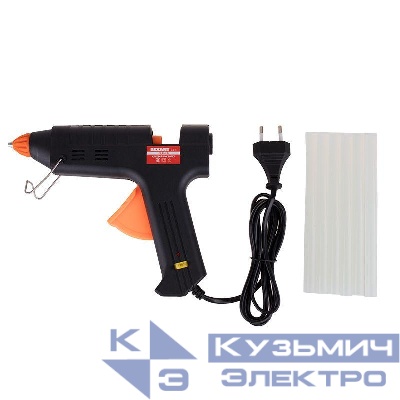 Пистолет клеевой 60Вт большой (в кейсе) REXANT 12-0111