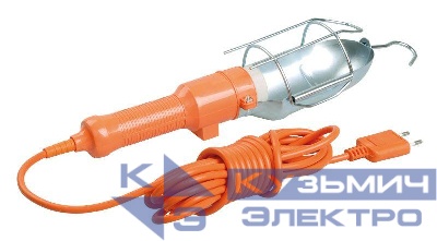Светильник переносной УП-1P пл. вил. с выкл. 2Р 5м IEK WSP20-05-K09