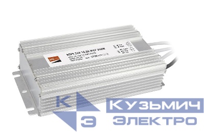 Блок питания для светодиодной ленты 240Вт 10А 24В IP67 BSPS влагозащ. метал. Pro+ JazzWay 5024236