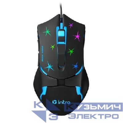 Мышь MG555 игровая проводная 800-3600dpi черн. Intro Б0060197