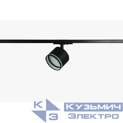 Светильник светодиодный трековый TR75-GX53 BK 1ф под лампу GX53 с акриловым кольцом черн. Эра Б0063981