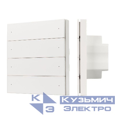 Панель кнопочная SMART-DMX512-801-22-8G-8SC-DIM-IN White (230В 2.4G) (IP20 пластик) INTELLIGENT ARLIGHT 037334