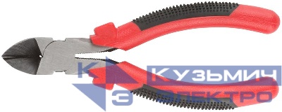 Бокорезы "Стандарт" пластиковые ручки полированная сталь 165мм красн.-черн. FIT 48016