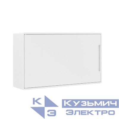 Щиток настенный Фрейм (FRAME) ЩРн-п-18 18мод. с бел. дверцей с 2 шинами PEN на 8 и 10 отверст. бел. DKC F18W1WW