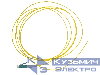 Пигтейл LC/UPC SM 0.9мм 9/125, 1.5м LSZH