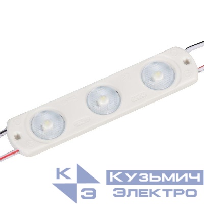 Модуль герметичный CRAFT-2835-3-12В Cool 170deg (80х17.5мм 1.2Вт IP67) (закрытый) Arlight 028890