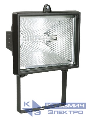Прожектор FL(ИО) 500 IP54 черн. IEK LPI01-1-0500-K02
