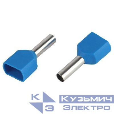 Наконечник-гильза двойн. НШвИ(2) 2.5-10 с изолированным фланцем (уп.50шт) Эра Б0063338