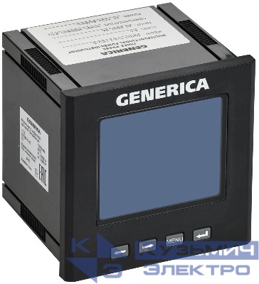 Мультиметр цифровой щитовой 3ф RS-485 96х96 LCD GENERICA IDM21-5-3-1-LCD-G