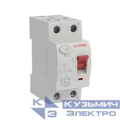 Устройство защитного отключения УЗО 2п 80А 30мА тип A YON MDL100 DKC MDL100-2P2-80-A