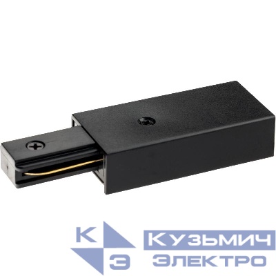 Коннектор питания для шинопровода прямой ARTLINE пластик/медь черн. Ritter 59756 2