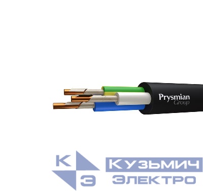 Кабель ВВГнг(А)-FRLS 3х2.5 ОК (N PE) 1кВ (м) РЭК-PRYSMIAN 1703050106