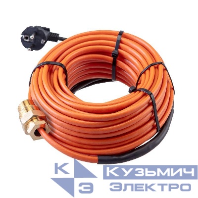 Кабель греющий саморег. 10 ККНС 2ЛПп-ЭЛ 65/85 в трубу 15м/150Вт PROconnect 51-0606-4