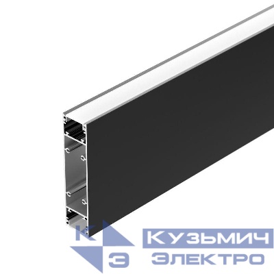 Профиль SL-LINE-25100-DUAL-2500 BLACK алюм. L2500 Arlight 033735