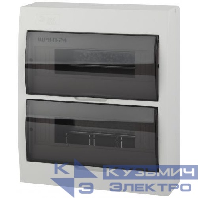 Бокс навесной ЩРН-П-24 24мод. IP41 пластик SIMPLE NO-box_simple-plastic_24_surface BOXS24 Эра Б0041528