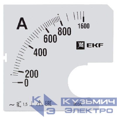 Шкала сменная для A961 800/5А-1.5 PROxima EKF s-a961-800