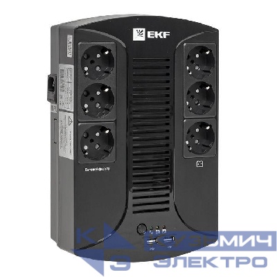 Источник бесперебойного питания линейно-интерактивный E-Power Home 800ВА PROxima EKF SSW-800