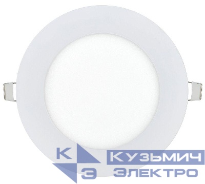 Светильник светодиодный ДВО 1601 7Вт 3000 IP20 встраив. круг бел. IEK LDVO0-1601-1-7-K01