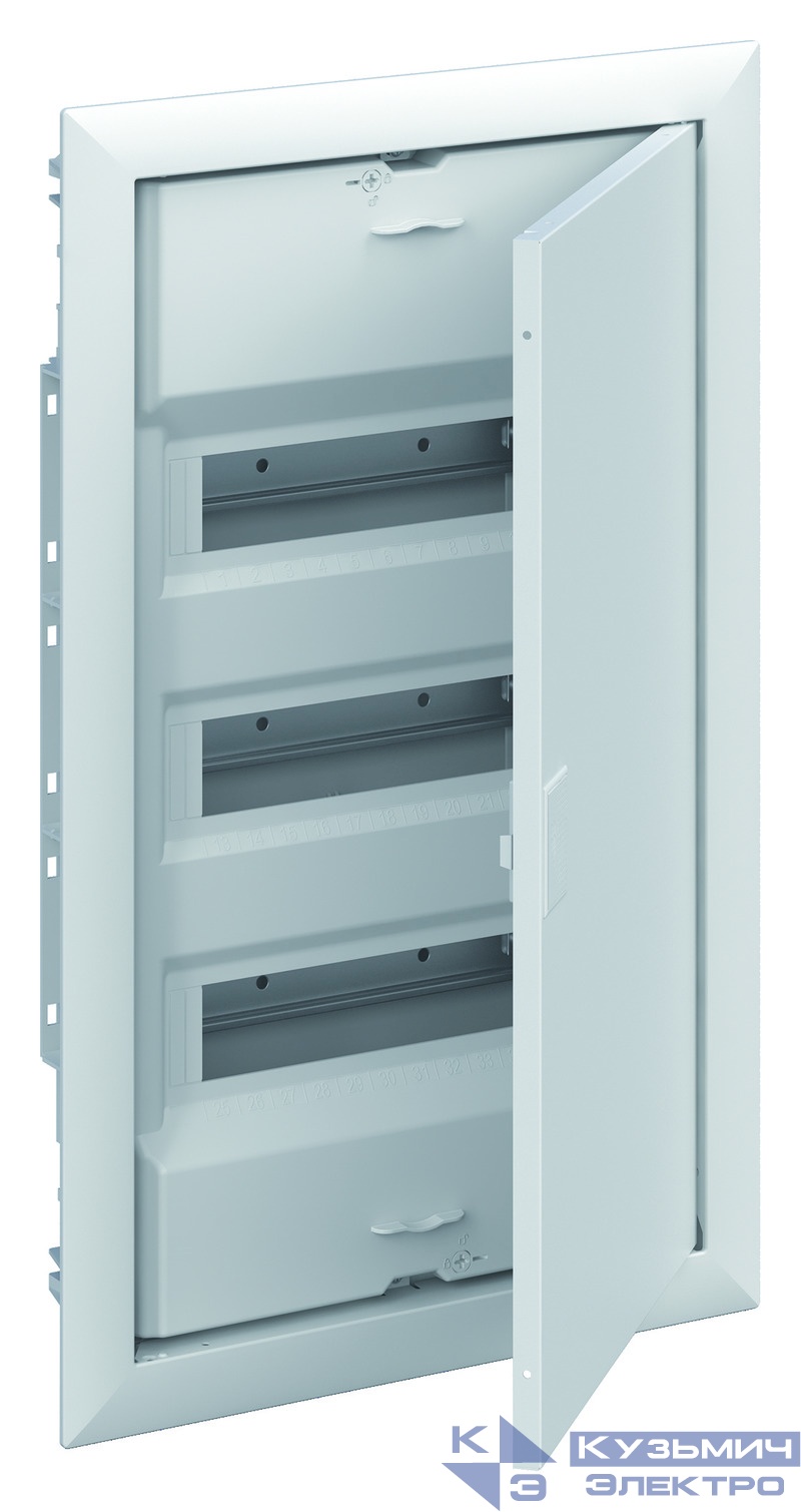 UK636E3 Шкаф внутреннего монтажа на 36М с винтовыми N/PE, с дверью 2CPX077842R9999