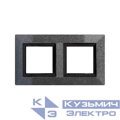Рамка 2-м 4мод. Avanti метал. темн. сер. DKC 4403854