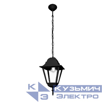 Светильник 4205/PL4205 100Вт E27 230В садово-парковый на цепочке 500мм черн. FERON 11032