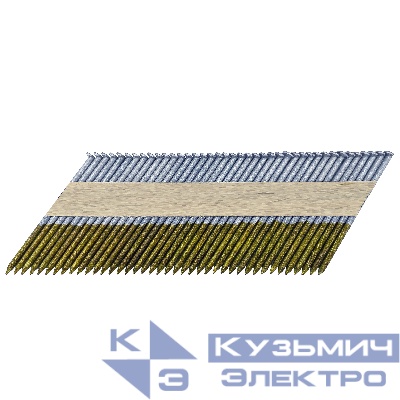 Реечные гвозди по дереву тип D34 (3,05х75 RIMg с кольц. накат. гальван-е 2000 шт/уп)