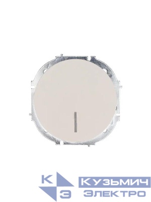 Выключатель 1-кл. СП OSEN 10А IP20 с подсветкой механизм сл. кость LEZARD 743-9088-111