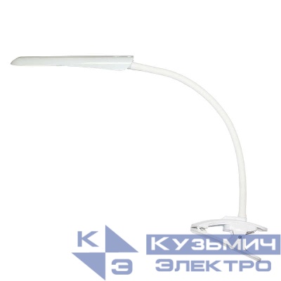 Светильник светодиодный Гермес ПШ сенсорный настол. на прищепке 8Вт бел. Трансвит 000000000813