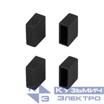 Заглушка WPH-FLEX-0612-SIDE BLACK глухая Силикон (комплект) Arlight 045908
