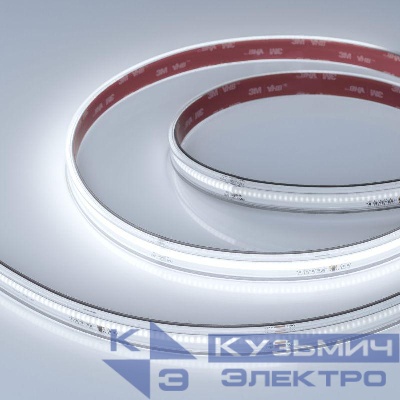 Лента светодиодная SPI-COB-PS-X378-14mm 24V White 6000К-PX63-BPT 7Вт/м IP67 герметичная бегущий огонь (уп.5м) Arlight 041741
