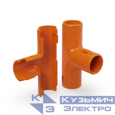 Тройник разборный d16мм оранж. (уп.5шт) Промрукав PR13.02484