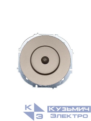 Розетка телевизионная проходная СП OSEN механизм титан LEZARD 743-3788-129