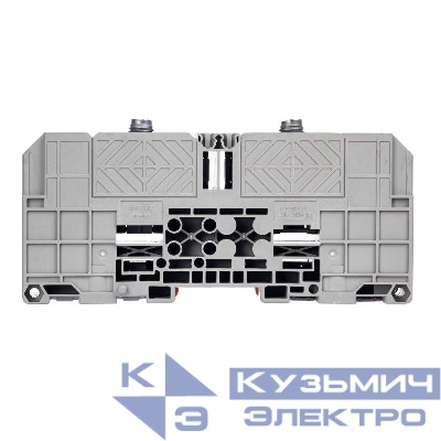 Клемма проходная болтовой зажим 2 точки подключения 185кв.мм сер. DKC FER-185