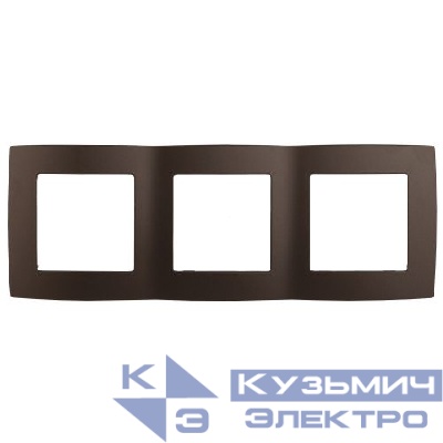 Рамка 3-м 12-5003-13 бронза ЭРА Б0019375