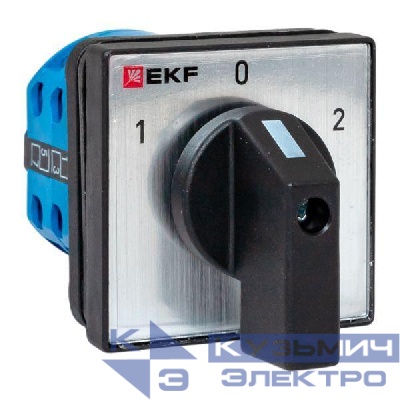 Переключатель кулачковый ПК-1-42 2п 10А "1-0-2" IP65 EKF pk-1-42-10-65