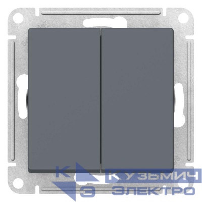 Переключатель перекрестный 2-кл. AtlasDesign 2хсх.7 10АХ механизм грифель SE ATN000773