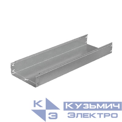 Лоток листовой неперфорированный 300х100 L4000 сталь 1.2мм "Быстрый монтаж ПЛЮС" КМ PL11452