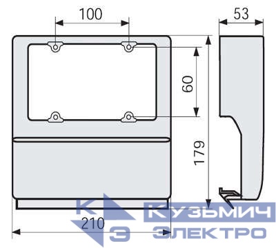 Коробка установочная посадочный размер 100мм SBN6A (для к-п TBN) DKC 03408